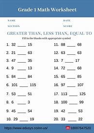 Image result for 1st Grade Mathematics Worksheets
