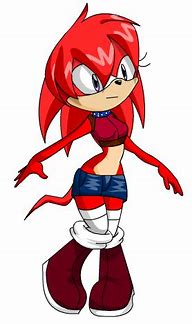 Image result for Knuckles the Echidna as a Human Girl