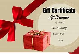 Image result for Gift Certificate Voucher