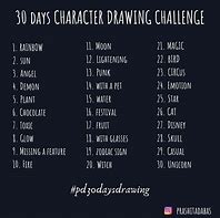 Image result for 30-Day Art Challenge Cartoon