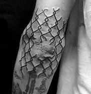 Image result for Chain Link Fence Tattoo Patterns