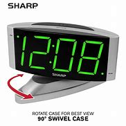 Image result for Sharp Green LED Alarm Clock