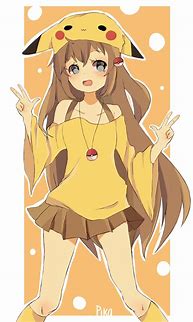 Image result for As Girl Cute Pikachu