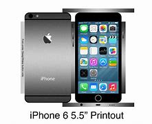 Image result for iphone 6 actual size printable