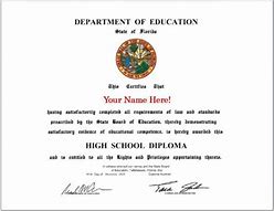 Image result for Florida GED Certificate