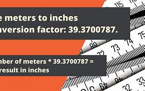 Image result for Inches in Meter