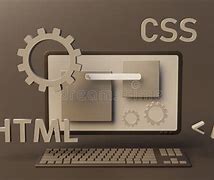 Image result for Computer Screen with HTML