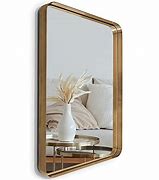 Image result for Champagne Bronzw Bathroom Mirror