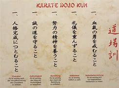 Image result for Shotokan Karate Dojo Kun