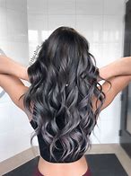 Image result for Black Hair with Gray Balayage