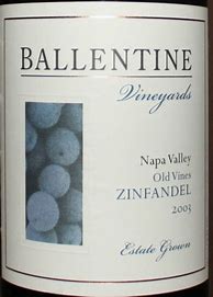 Image result for Ballentine Zinfandel Old Vines