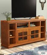 Image result for Solid Wood TV Stand for 75 Inch TV
