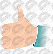 Image result for Thumbs Up Stencil