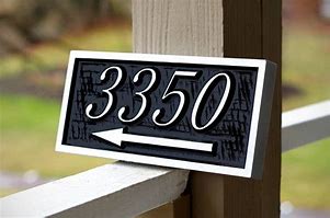 Image result for House Address Number Sign