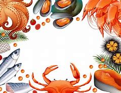 Image result for Seafood Clip Art Borders