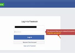 Image result for Facebook Forgot Password Page