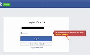 Image result for Forgot Password Facebook Account