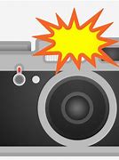 Image result for Camera with Flash Emoji
