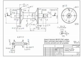 Image result for Example of Mechanical Drawing