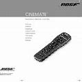 Image result for Bose CineMate Remote Codes