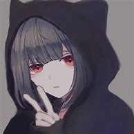 Image result for Dark Anime Girl Hoodie Sad