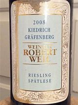 Image result for Weingut Robert Weil Kiedricher Grafenberg Riesling