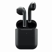 Image result for Black Wireless Apple Earbuds