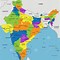 Image result for India Political Map Outline A4 Size