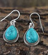 Image result for Sterling Silver and Turquoise Earrings