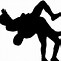 Image result for Wrestling Black and White Clip Art Silhouette