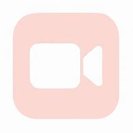 Image result for FaceTime Icon Pastel Orange