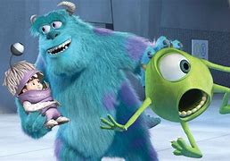 Image result for Monsters Inc Boo Sully Mike
