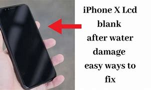 Image result for iPhone X with Water On Screen