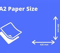 Image result for A2 Sheet Size