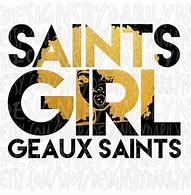 Image result for Saints Girl SVG