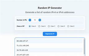 Image result for Random IP Generator