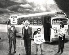 Image result for Black Bus Boycott