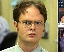 Image result for Dwight Schrute Scared Meme