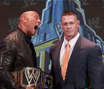 Image result for The Rock vs John Cena Once in a Lifetime