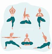 Image result for Yoga Poses Cartoon