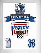 Image result for Dallas Mavericks Customized Birthday Banner