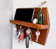 Image result for Wood Wall Key Holder