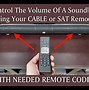 Image result for TV Volume Control Sound Bar