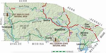 Image result for Bandera Texas On Map