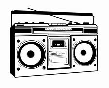Image result for Old School JVC Boombox