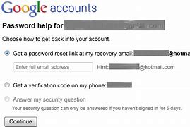 Image result for Password Recovery Google Page