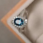 Image result for Blue and Silver Engagement Rings