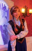 Image result for Elsa and Anna at Disney World