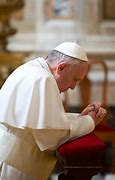 Image result for Pope Praying to Mary
