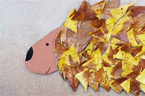 Image result for Leaf Hedgehog Craft